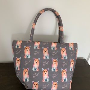 betsey johnson corgi lunch bag